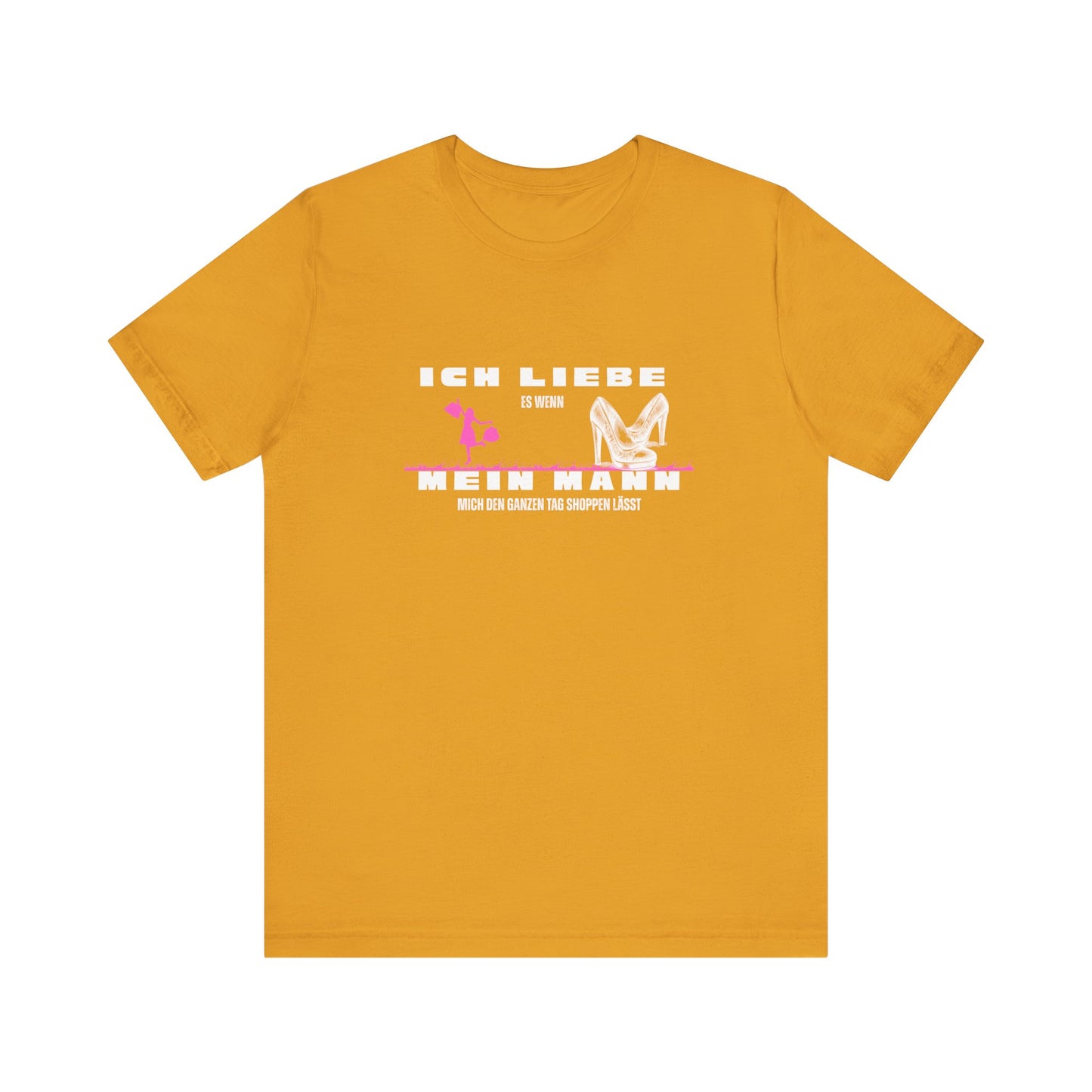 I Love My Husband "Shopping" Unisex Jersey Short Sleeve Tee