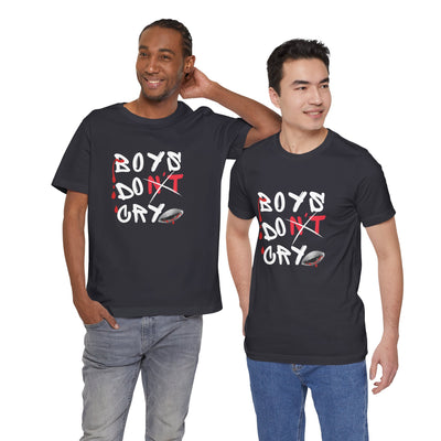 Boys Don't Cry for Men, Casual T-shirt