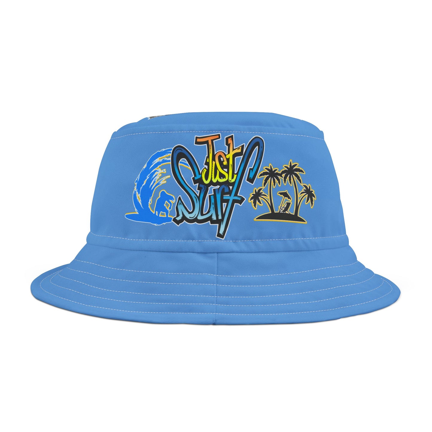 Tropical Surf Bucket Hat Fischerhut - Beach Vibes, Perfect for Summer Adventures