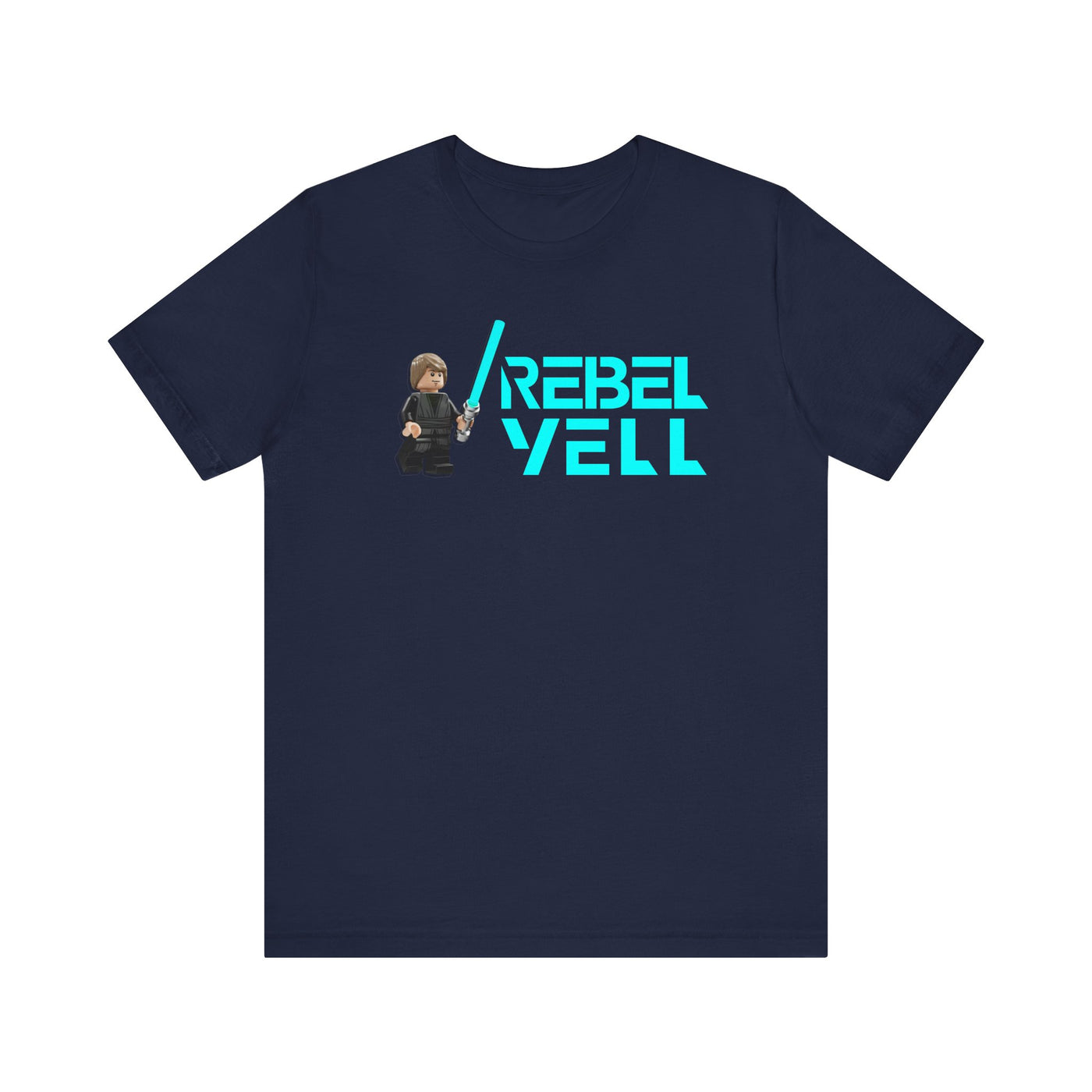 Cool Rebel Yell Luke Skywalker Unisex Jersey Tee - Short Sleeve Graphic T-Shirt for Fans