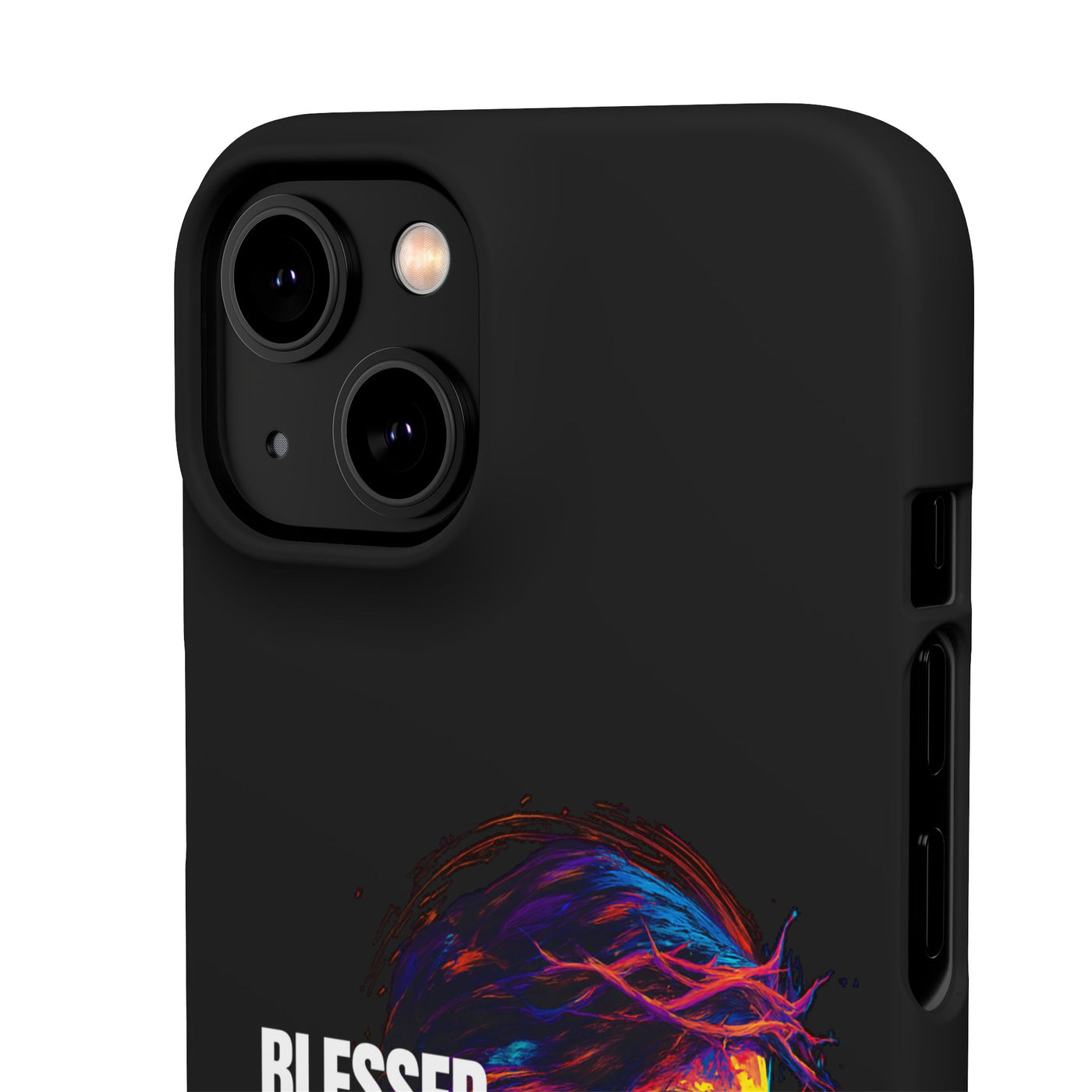 Blessed Saved loved - Snap Case - Jesus