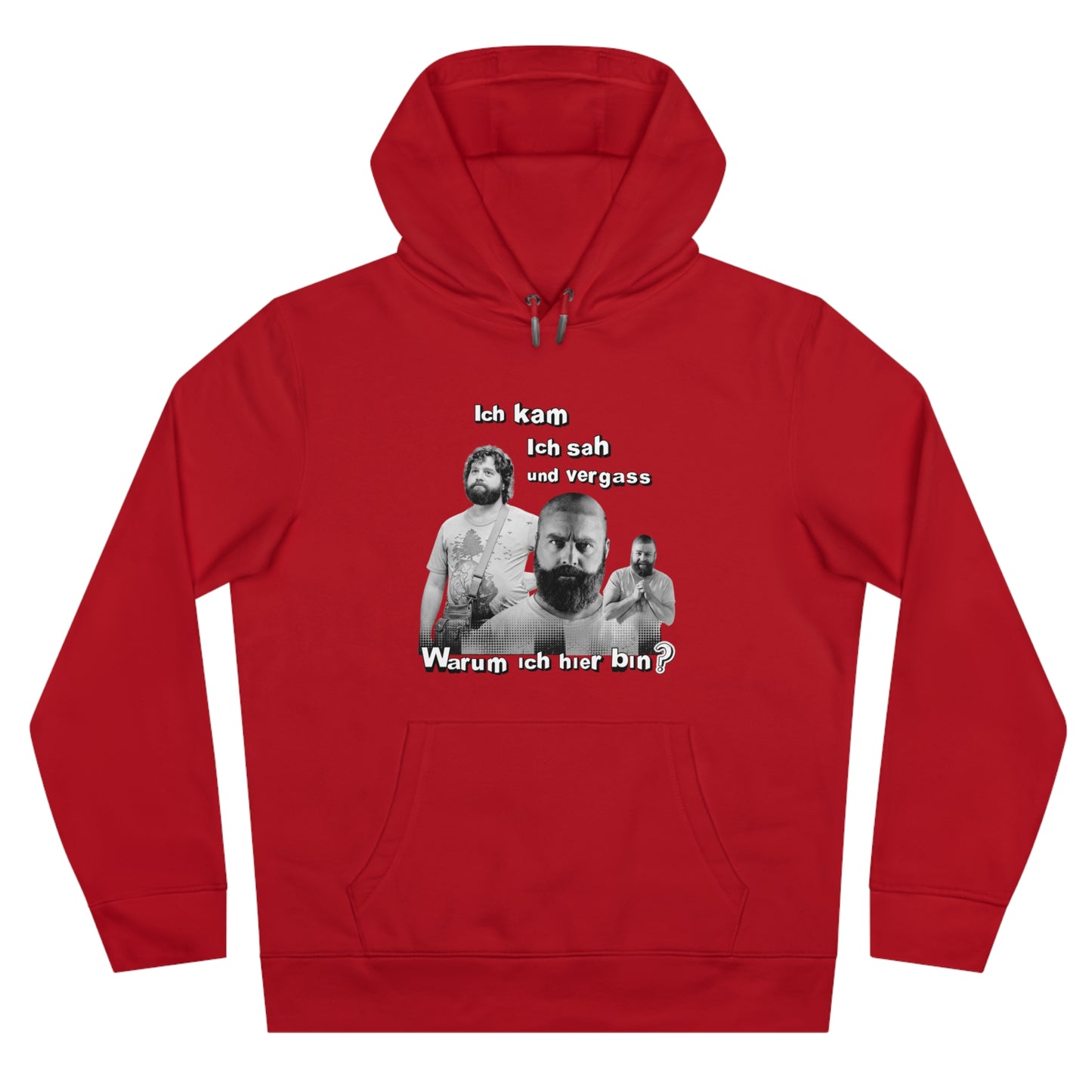 Hoodie Unisex Joke Alan Garner – I came, I saw, and I forgot – Why I am here!