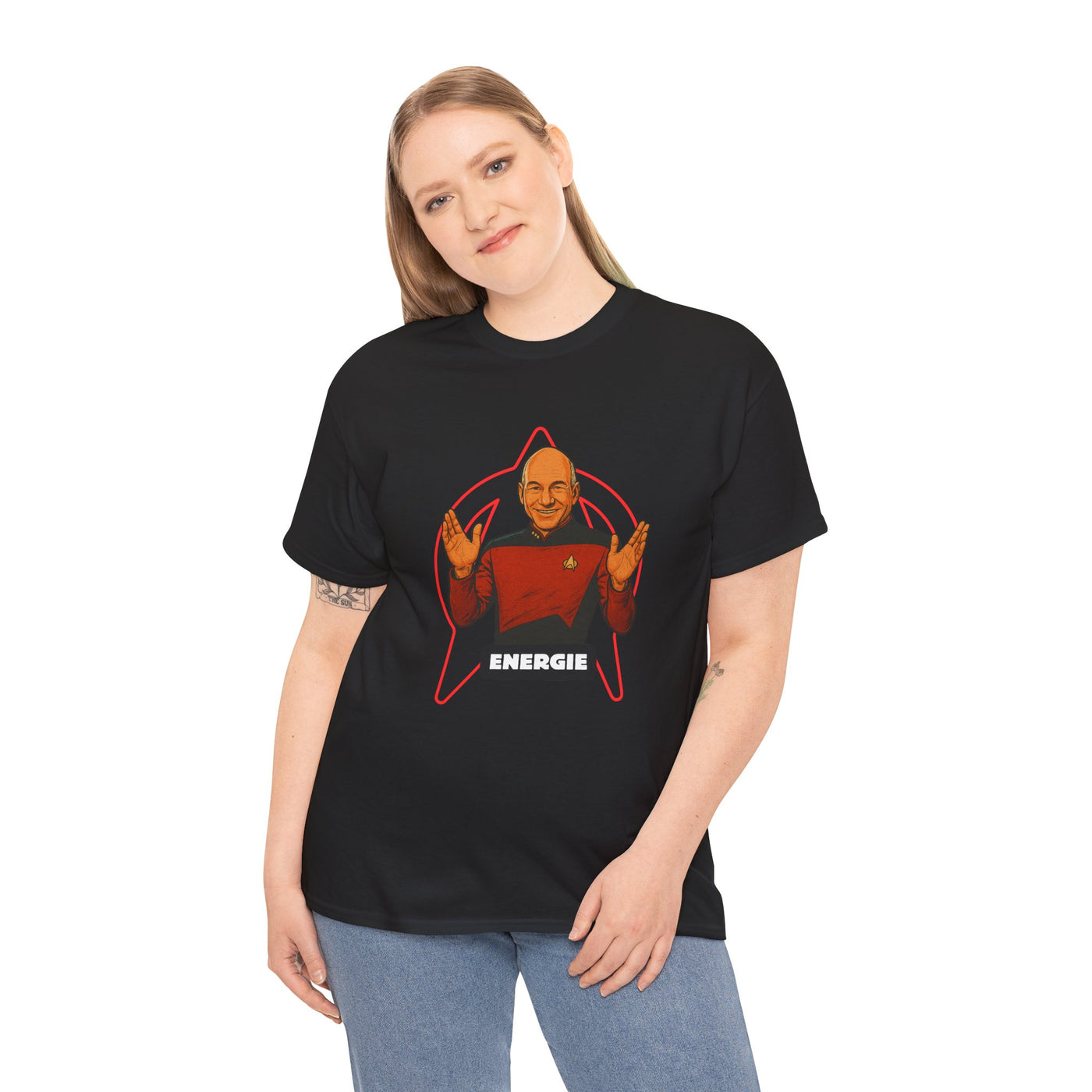 Energie Unisex Heavy Cotton Tee - Perfect for Sci-Fi Fans and Casual Wear