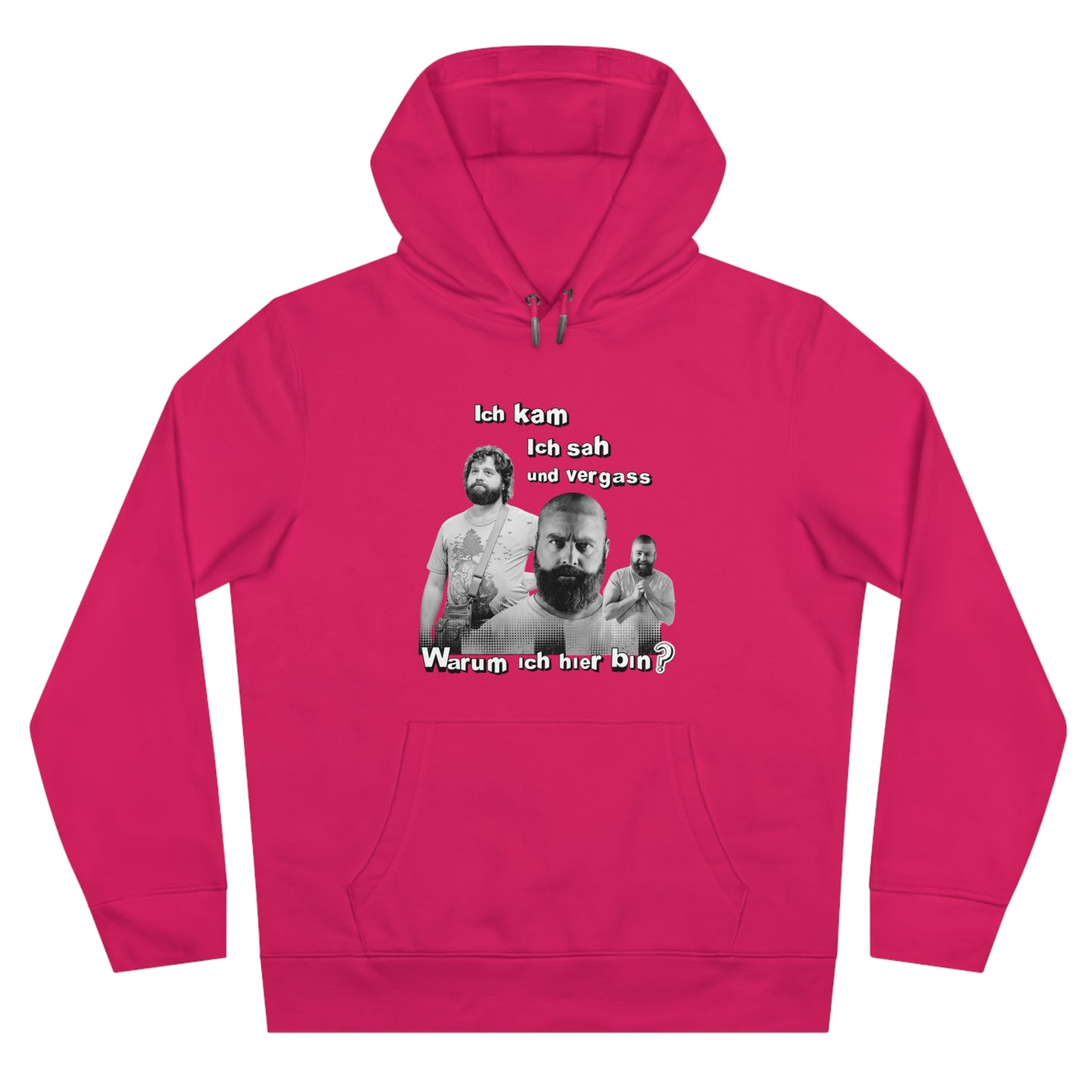 Hoodie Unisex Joke Alan Garner – I came, I saw, and I forgot – Why I am here!