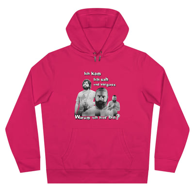 Hoodie Unisex Witz  Alan Garner– Ich kam ich sah und vergaß - Warum ich hier bin!
