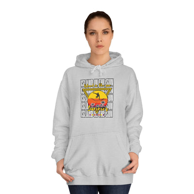 Vibrant College Spirit Hoodie, Unisex College Hoodie