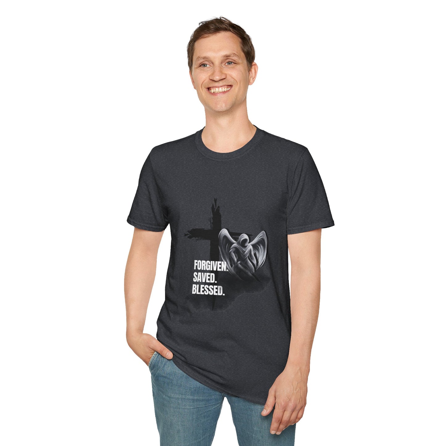 Blessed Faith Unisex Softstyle T-Shirt  Jesus