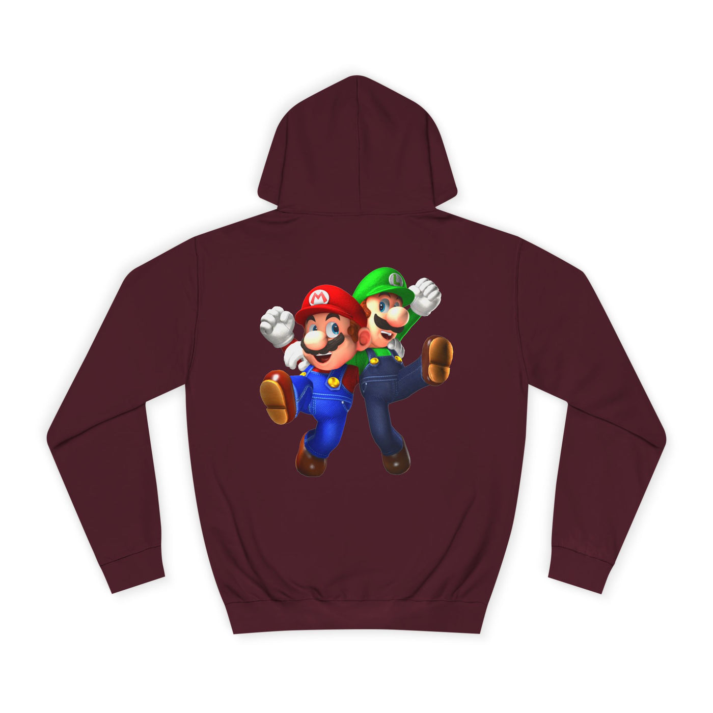Super Bros College Hoodie, Unisex Gaming Hoodie