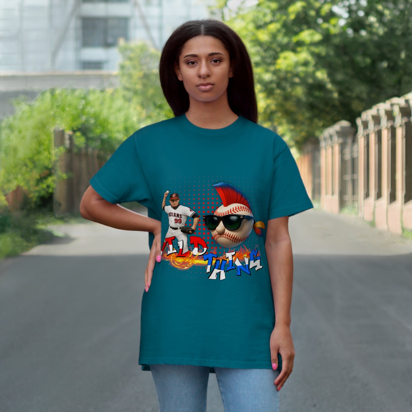 Charlie Sheen Wild Thing  - Baseball Fan T-Shirt