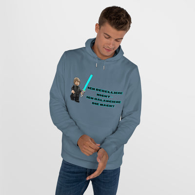 Star Wars Inspired King Hooded Sweatshirt - "I do not rebel - I balance the Force"