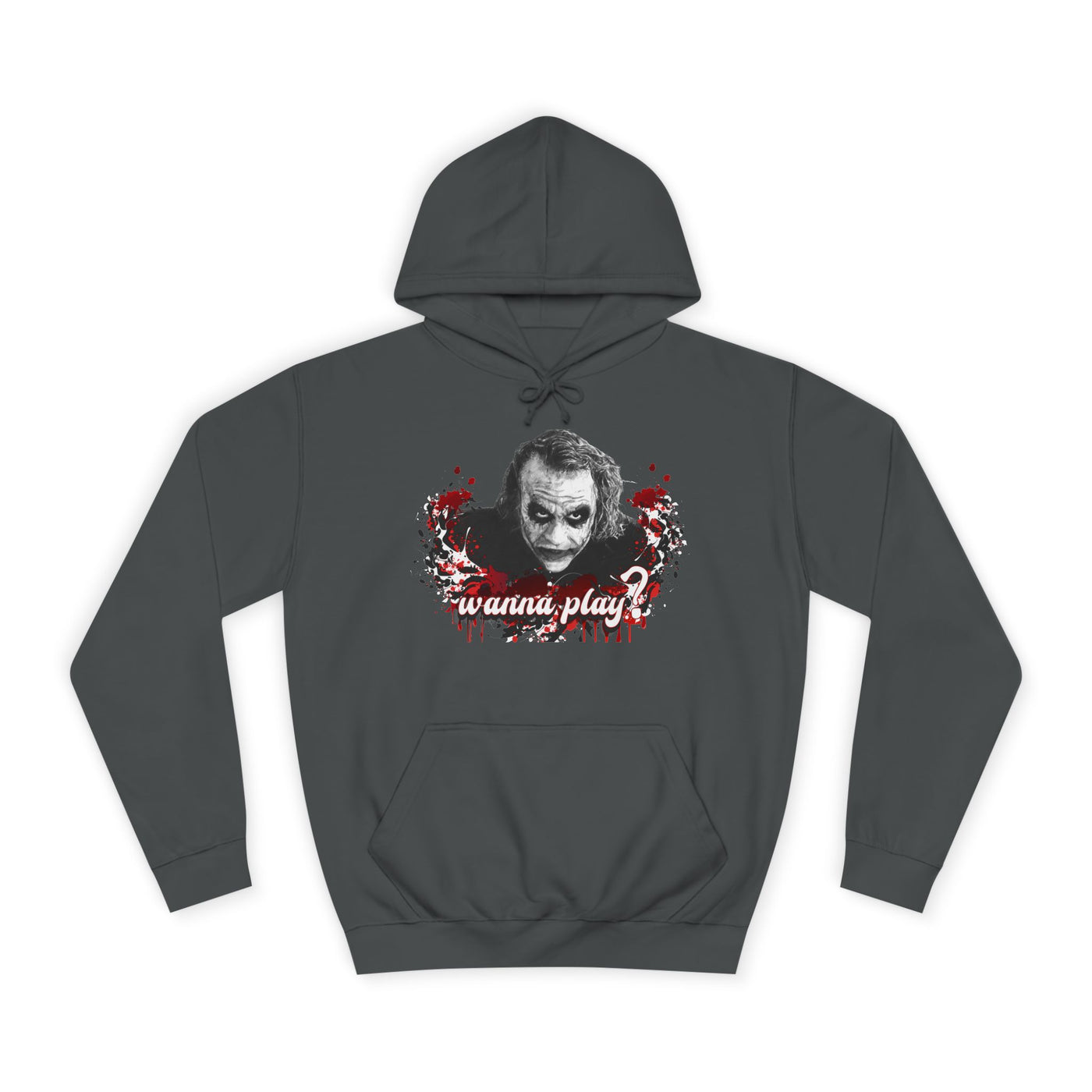 Joker "wanna play" college hoodie