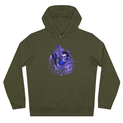 Rock 'n' Roll King Hooded Sweatshirt - 'The King Still Alive' Graphic