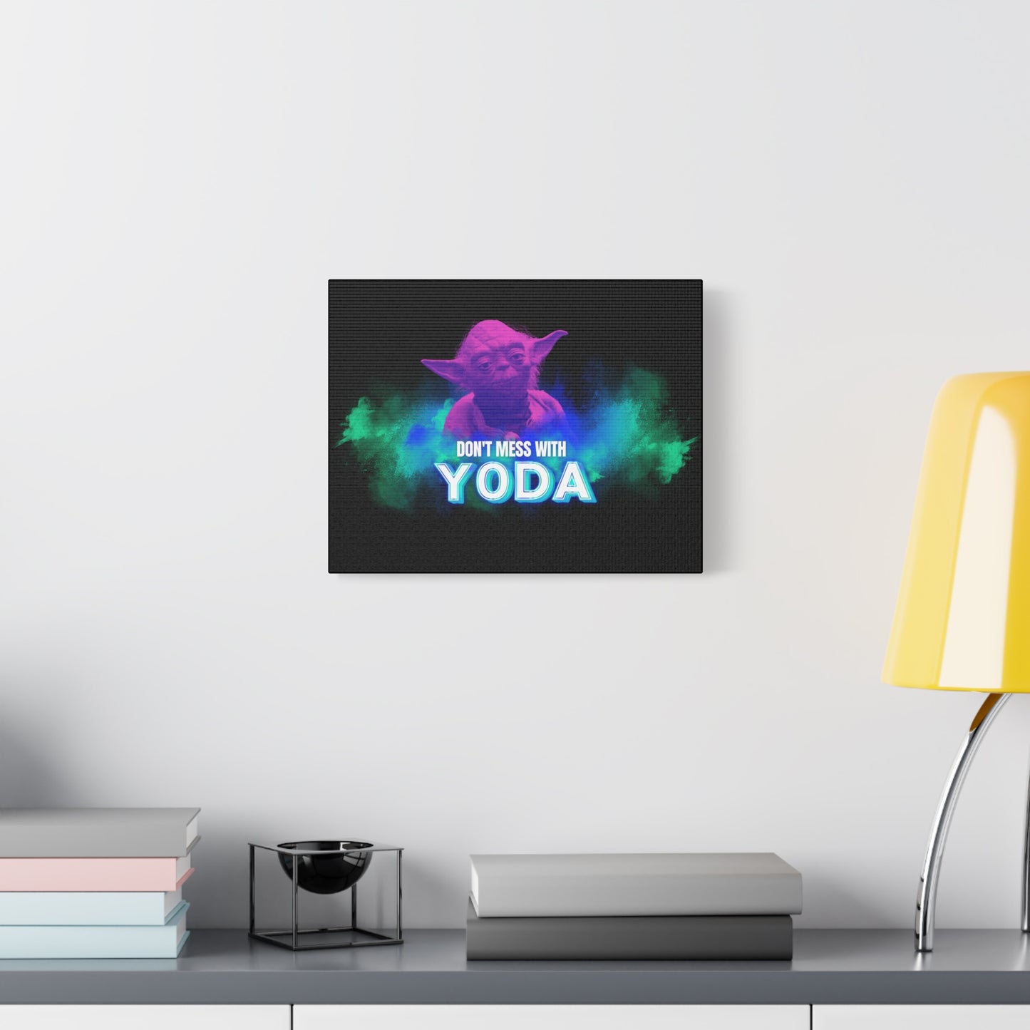 Inspirational Yoda Canvas Art - Modern Wall Decor for Star Wars Fans 