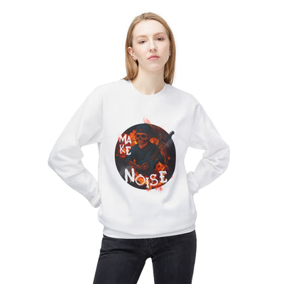 Make Noise Graphic Fleece Sweatshirt - Unisex Midweight Crewneck