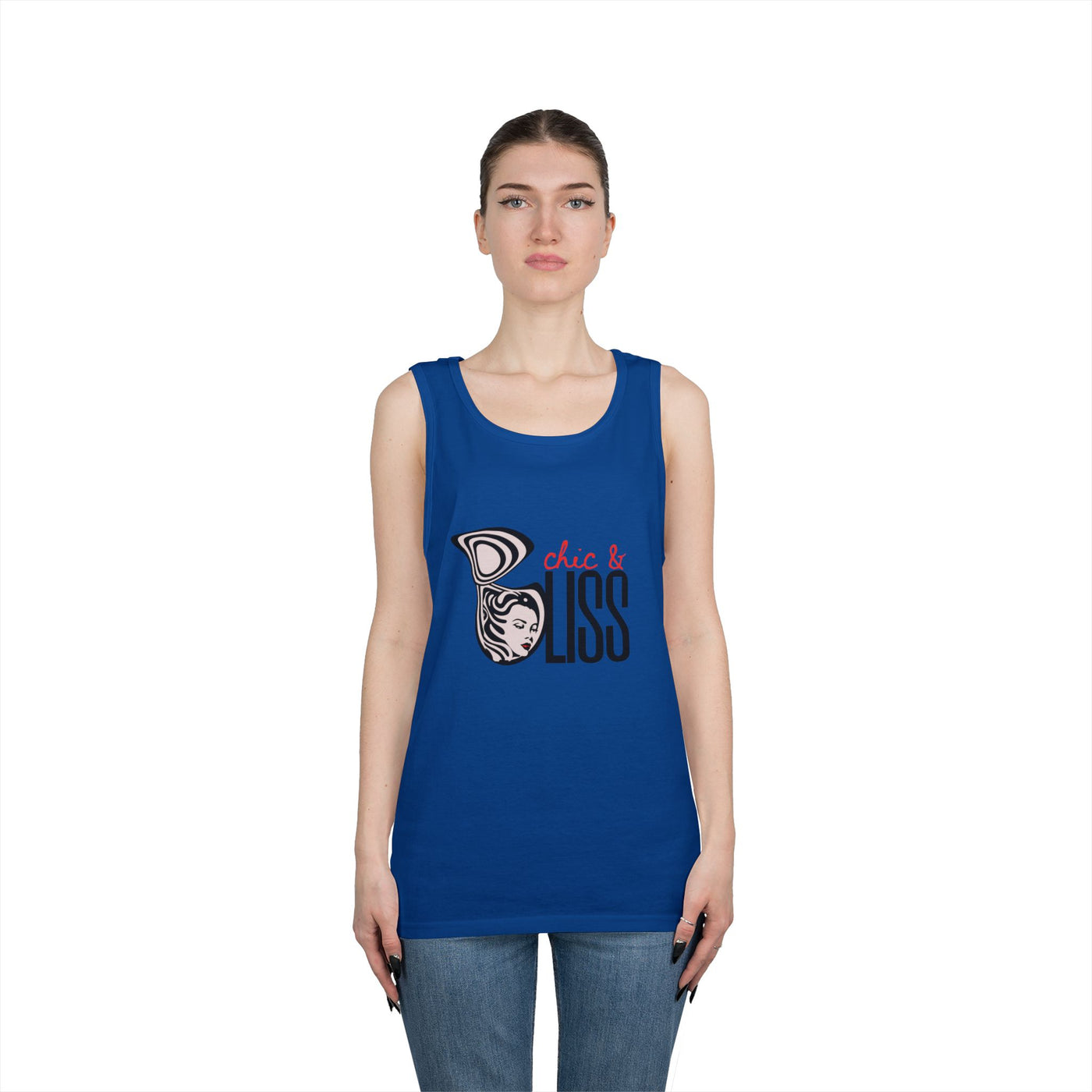 Chic & Not Your Babe Graphic Tank Top