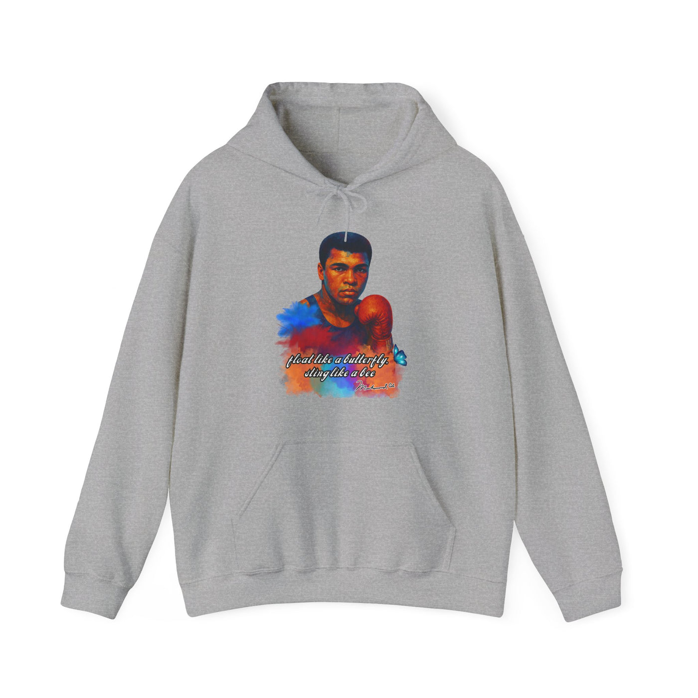 Inspirational Muhammad Ali Hoodie - Unisex Float like a butterfly and sting like a bee