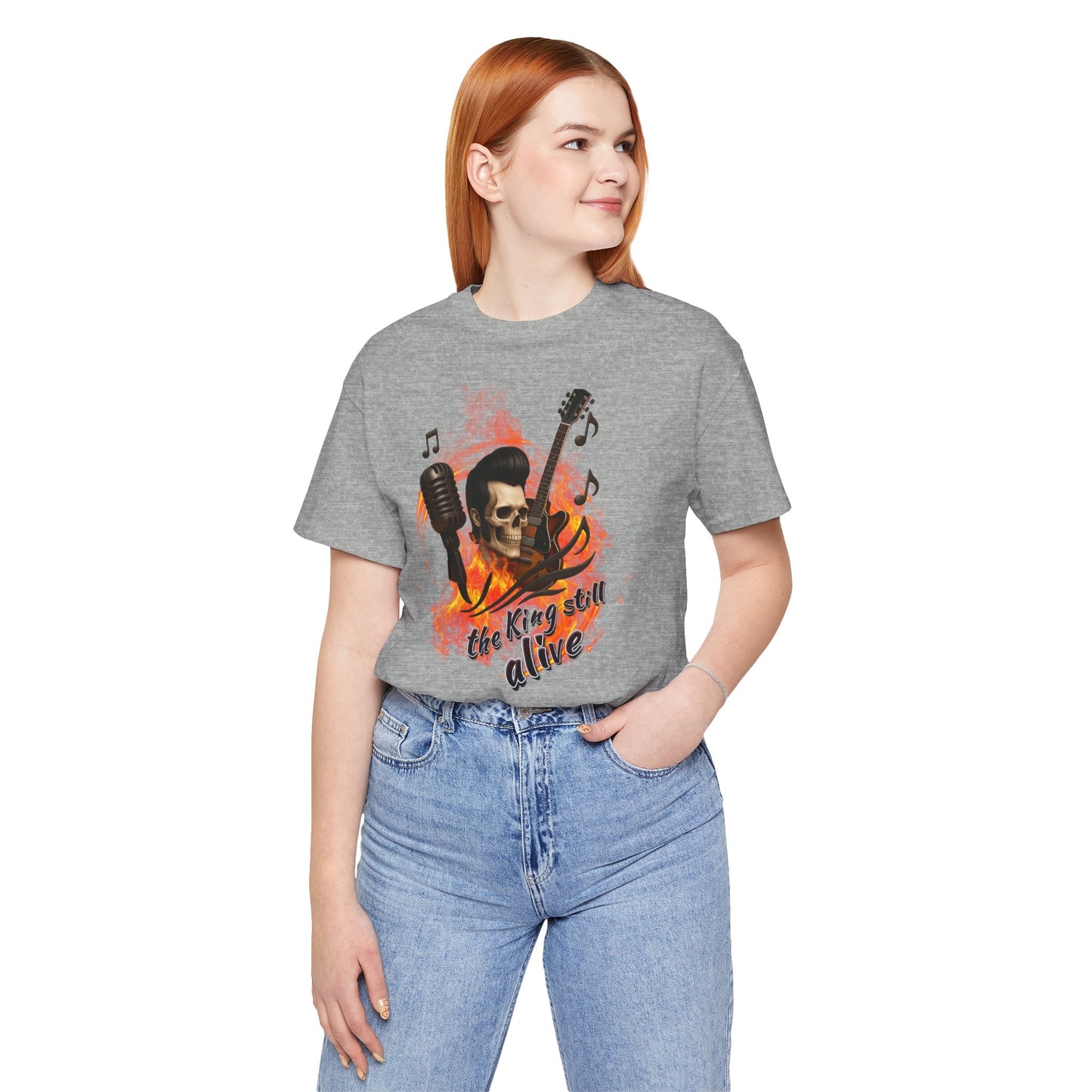 Music Vibes Unisex Jersey Tee - 'The King Still Alive' Graphic T-Shirt