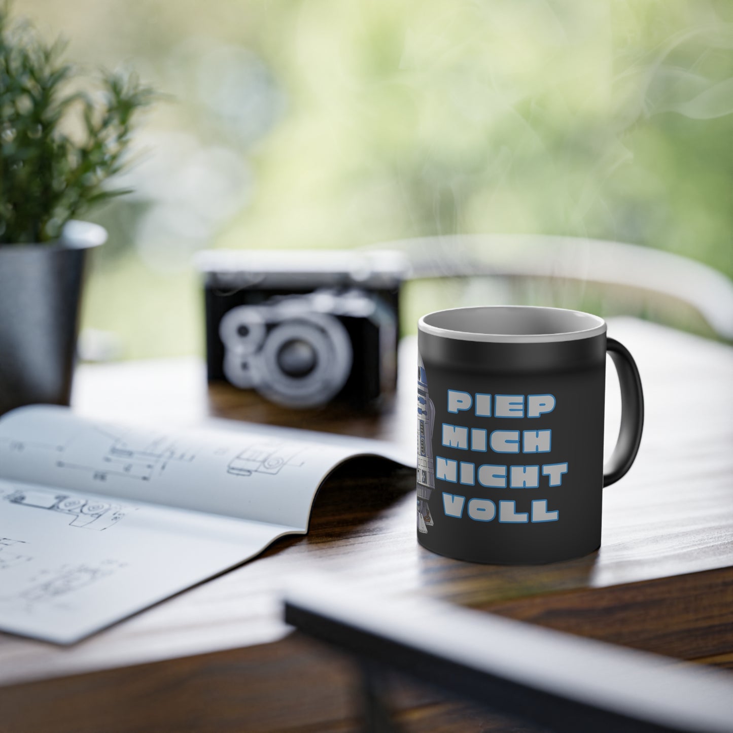 R2-D2 Magic Mug  Tasse "Piep mich nicht voll" - 11oz