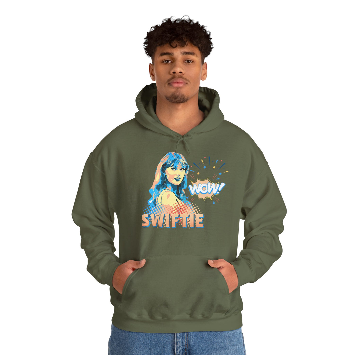 'SWIFTIE WOW' Unisex Heavy Blend™ Hooded Sweatshirt - Perfect Gift for Fans 