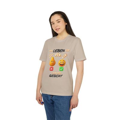 Funny Graphic T-Shirt - 'Life is too short for a long face'