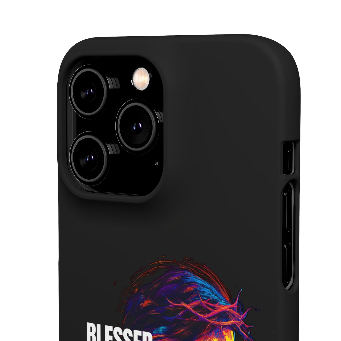 Blessed Saved Loved -  Snap Case Handyhülle - Jesus