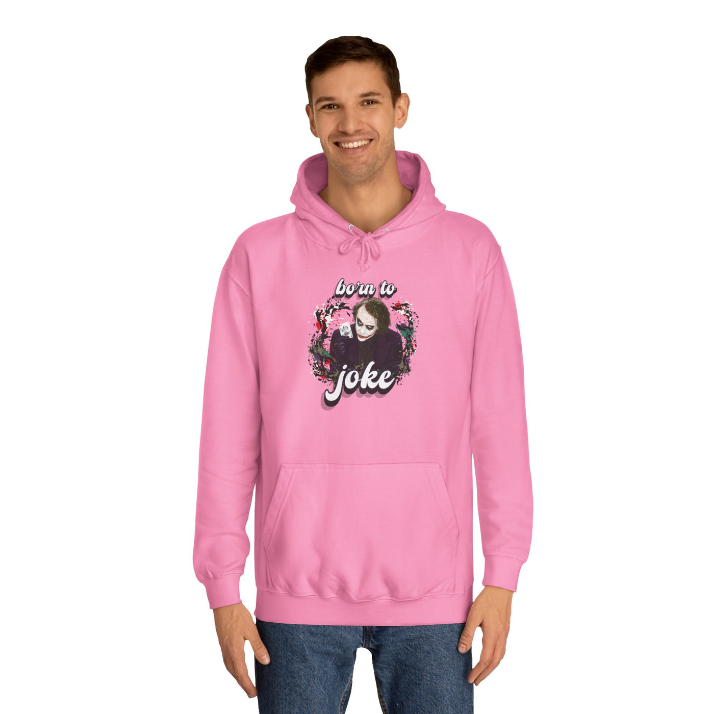 Joker "born to joke" college hoodie
