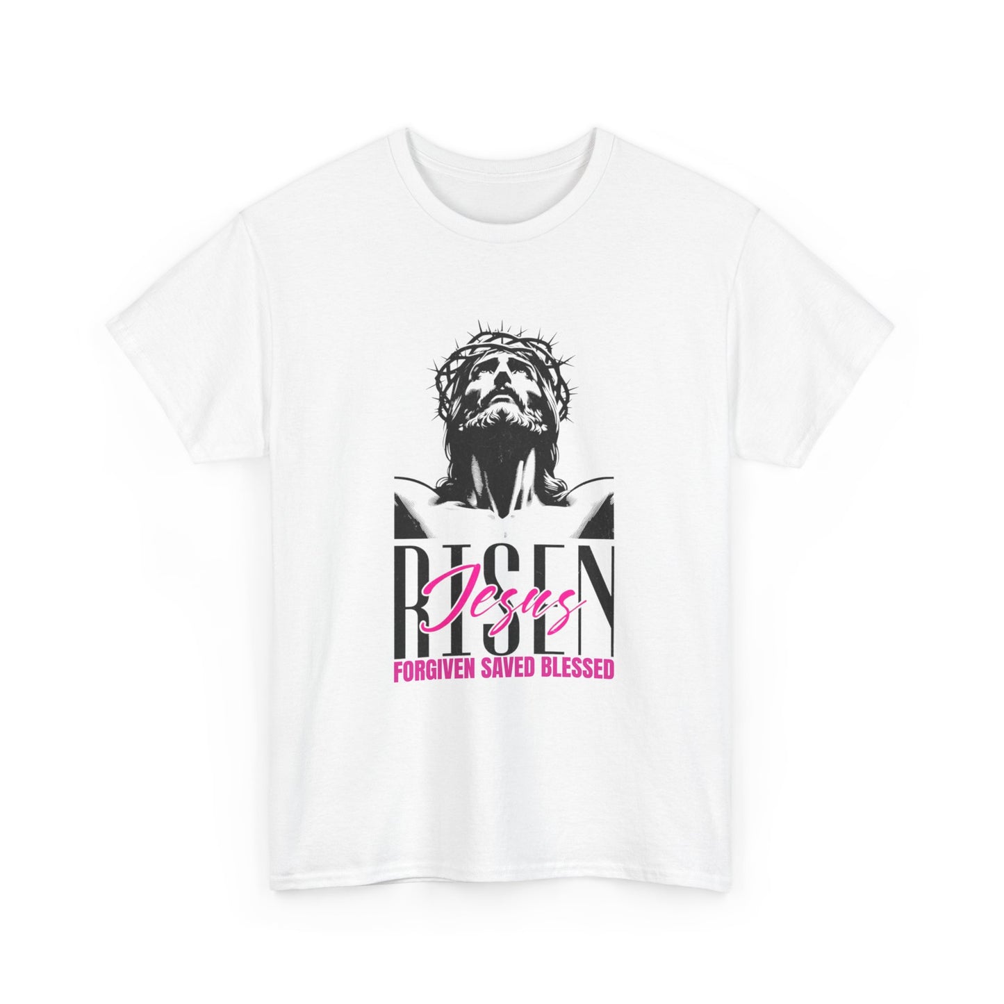 Jesus "Risen" Faith-Based Christian T-Shirt