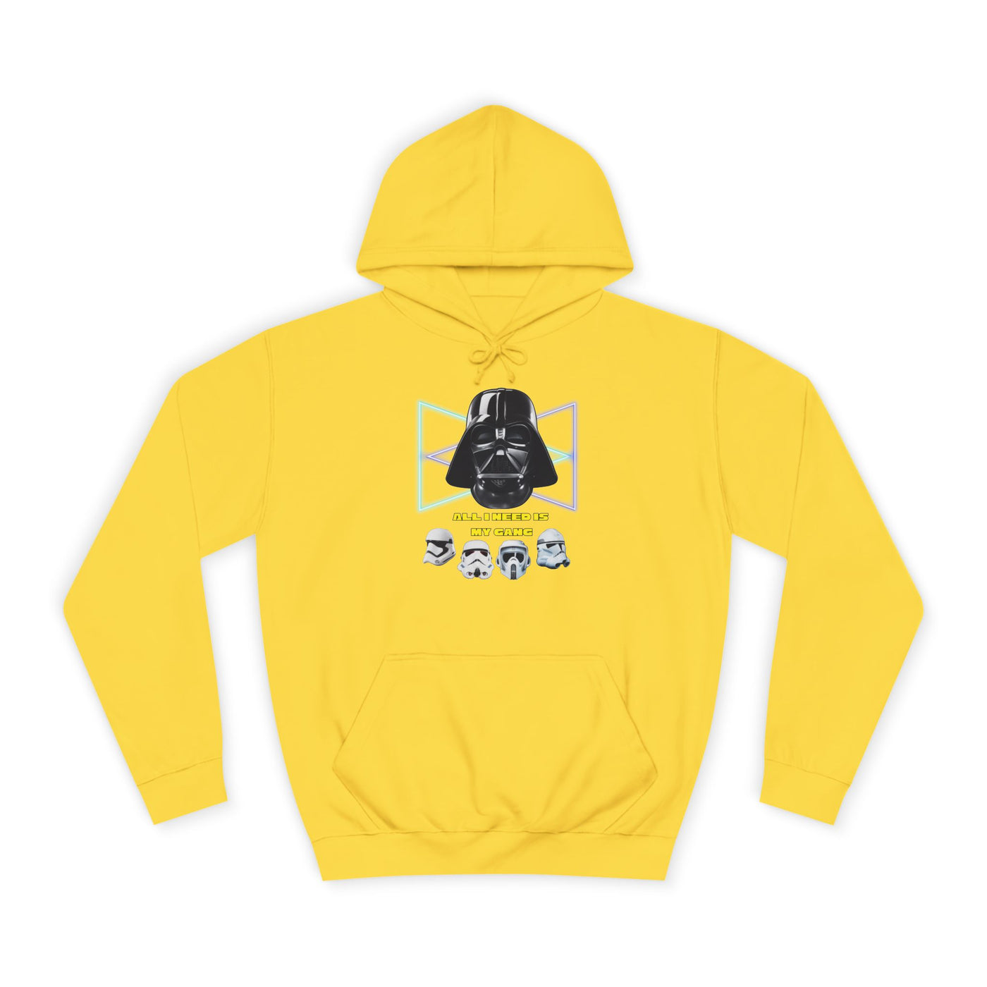 Star Wars unisex Hoodie - Darth Vader &amp; Stormtrooper Design All i need is my gang