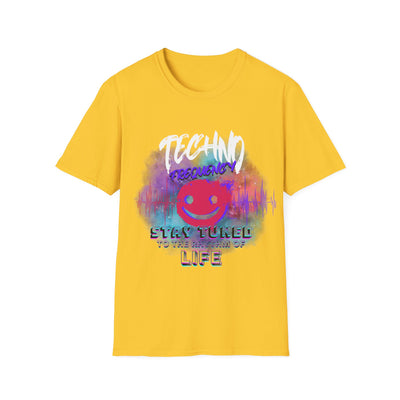 Techno Vibe Unisex T-Shirt | Stay Tuned to the Rhythum of Life