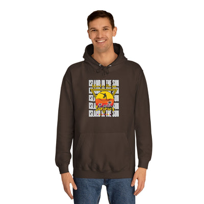 Vibrant College Spirit Hoodie, Unisex College Hoodie