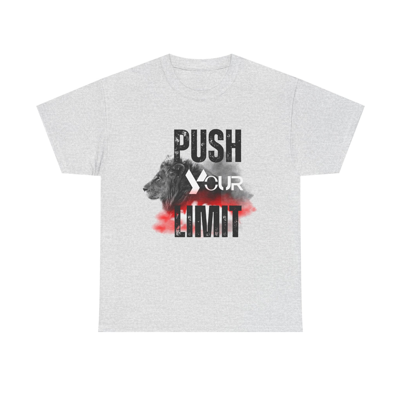 Motivational Unisex Heavy Cotton Tee - "Push Your Limit"