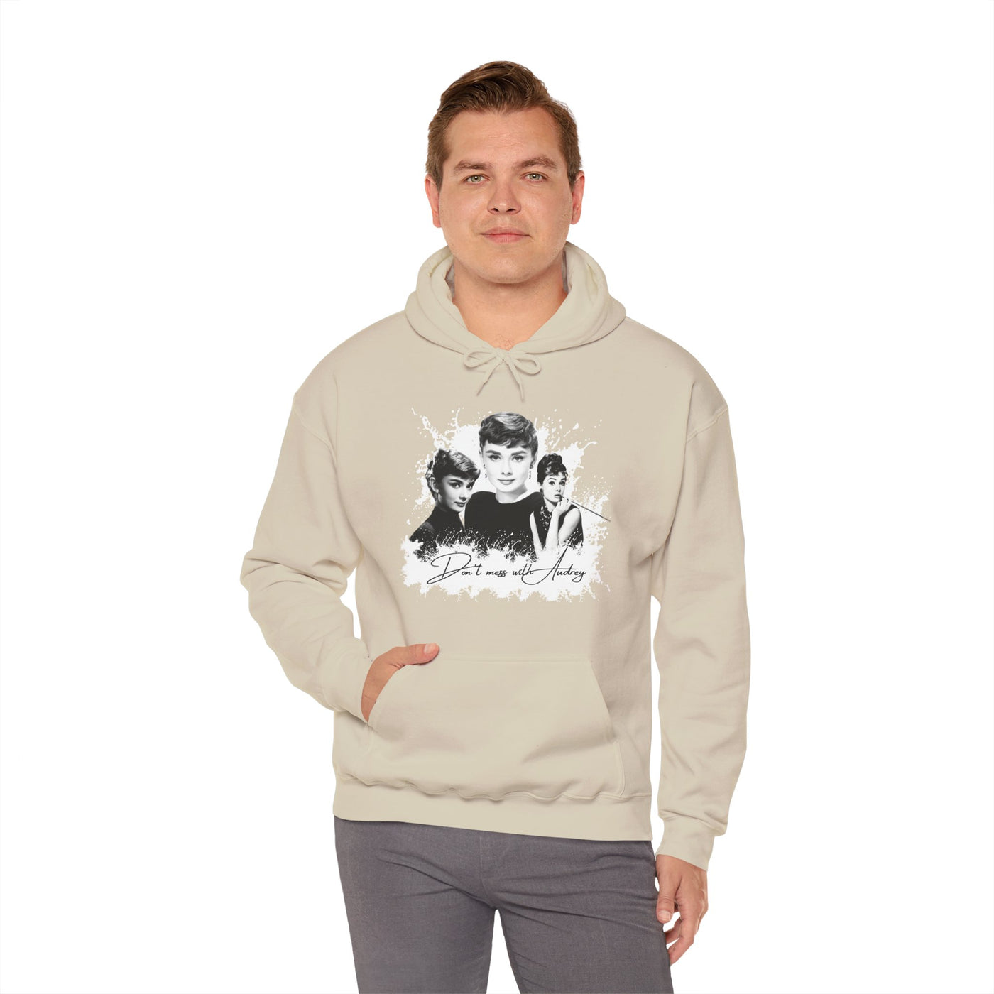 Retro Audrey Hepburn Hoodie - Classic Style