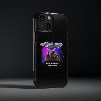 Galaxy-Inspired Soft Phone Case - Not Without My Gang, Star Trek Lovers Handyhülle
