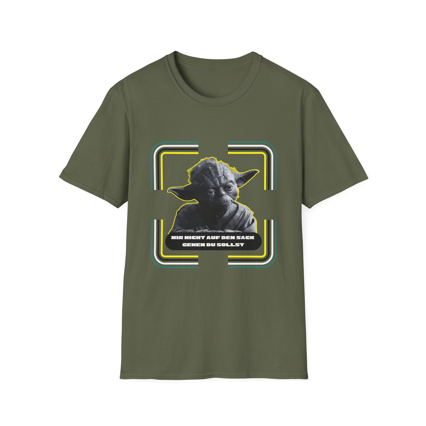 Yoda-Inspired Unisex T-Shirt - 'MIR NICHT AUF DEN... GEHEN DU SOLLST'