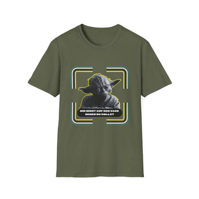 Yoda-Inspired Unisex T-Shirt - 'MIR NICHT AUF DEN... GEHEN DU SOLLST'