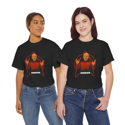 Energie Unisex Heavy Cotton Tee - Perfect for Sci-Fi Fans and Casual Wear