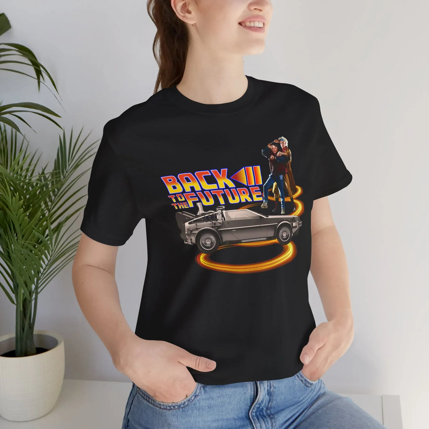 Retro Back to the Future Tee - Unisex Short Sleeve Shirt