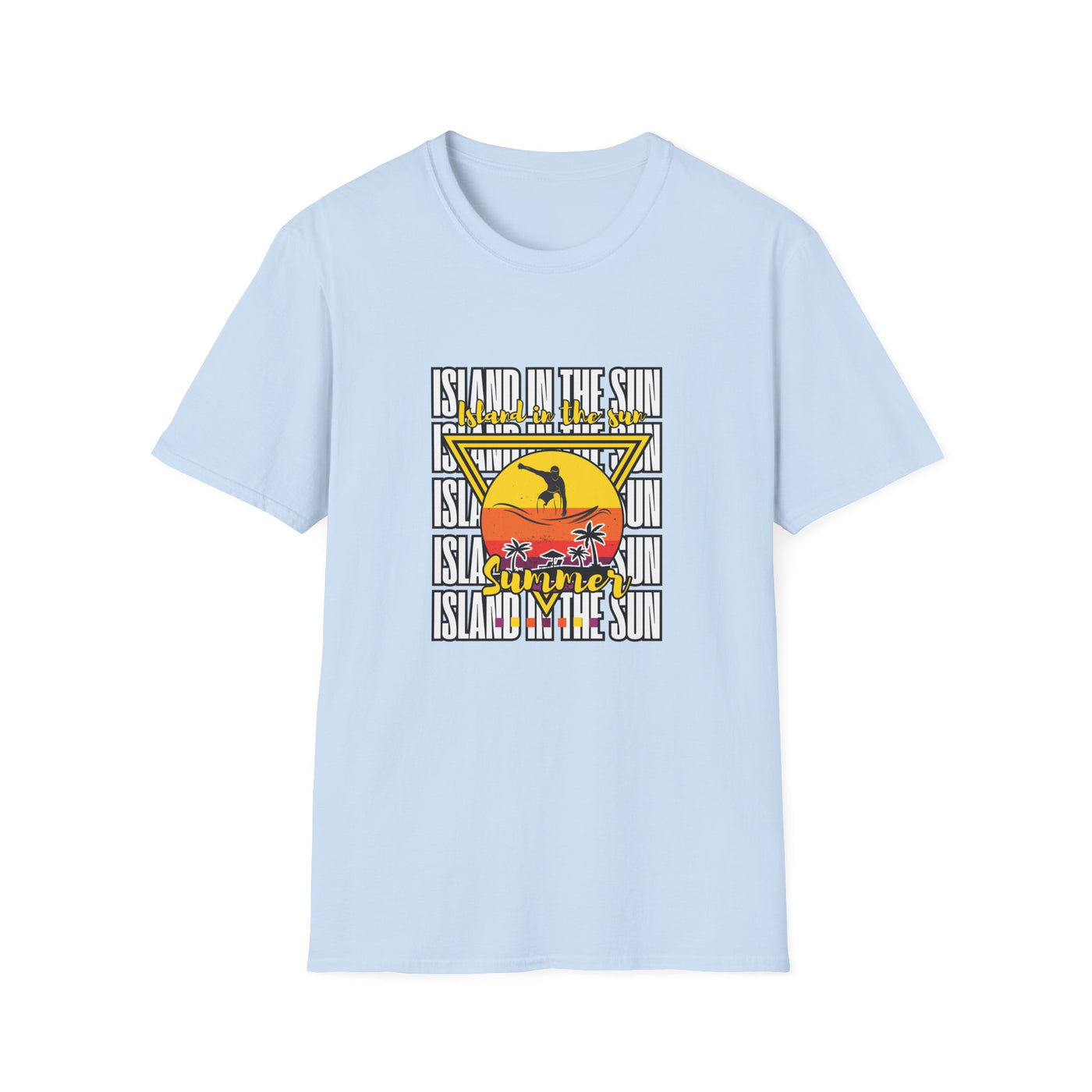 Island in the Sun Unisex Softstyle T-Shirt -Beach Vibes