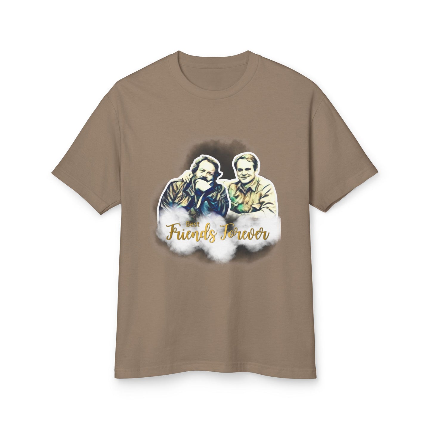 Friends Forever Bud Spencer Terence Hill Graphic Tee - Unisex Heavyweight Cotton T-Shirt