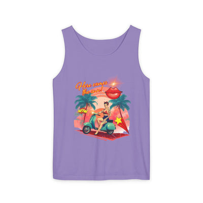 Retro Summer Vibes Tank Top Here comes the sun