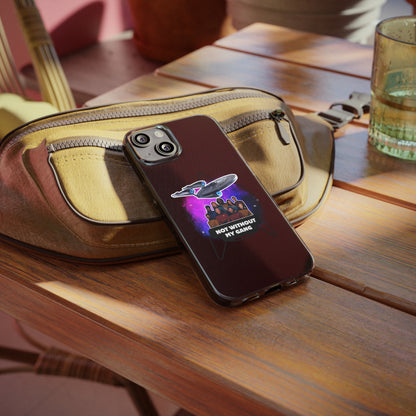 Galaxy-Inspired Soft Phone Case - Not Without My Gang, Star Trek Lovers Handyhülle