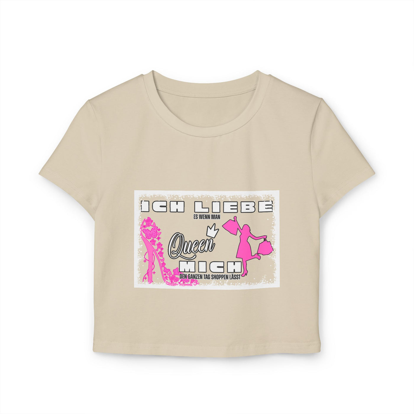 Cropped T-Shirt Ich liebe mich...