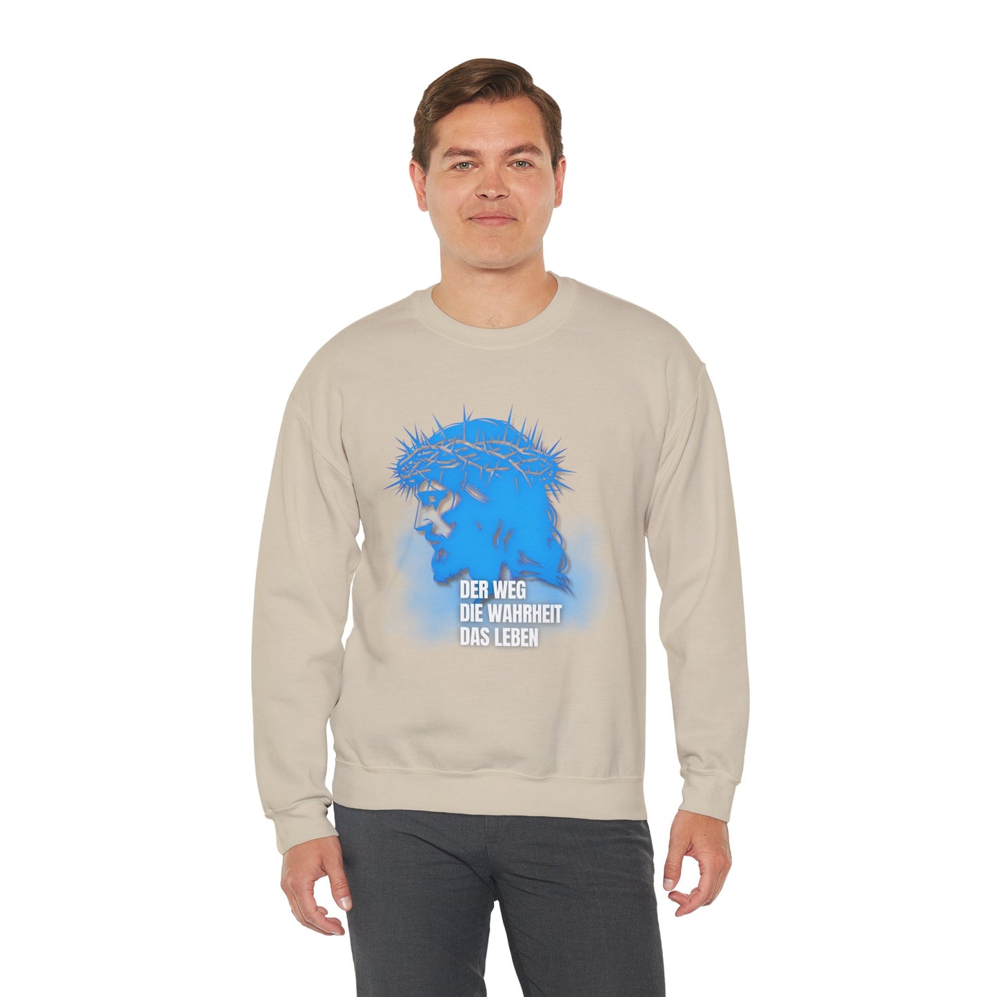 Sweatshirt Jesus "Der Weg - Die Wahrheit - Das Leben"