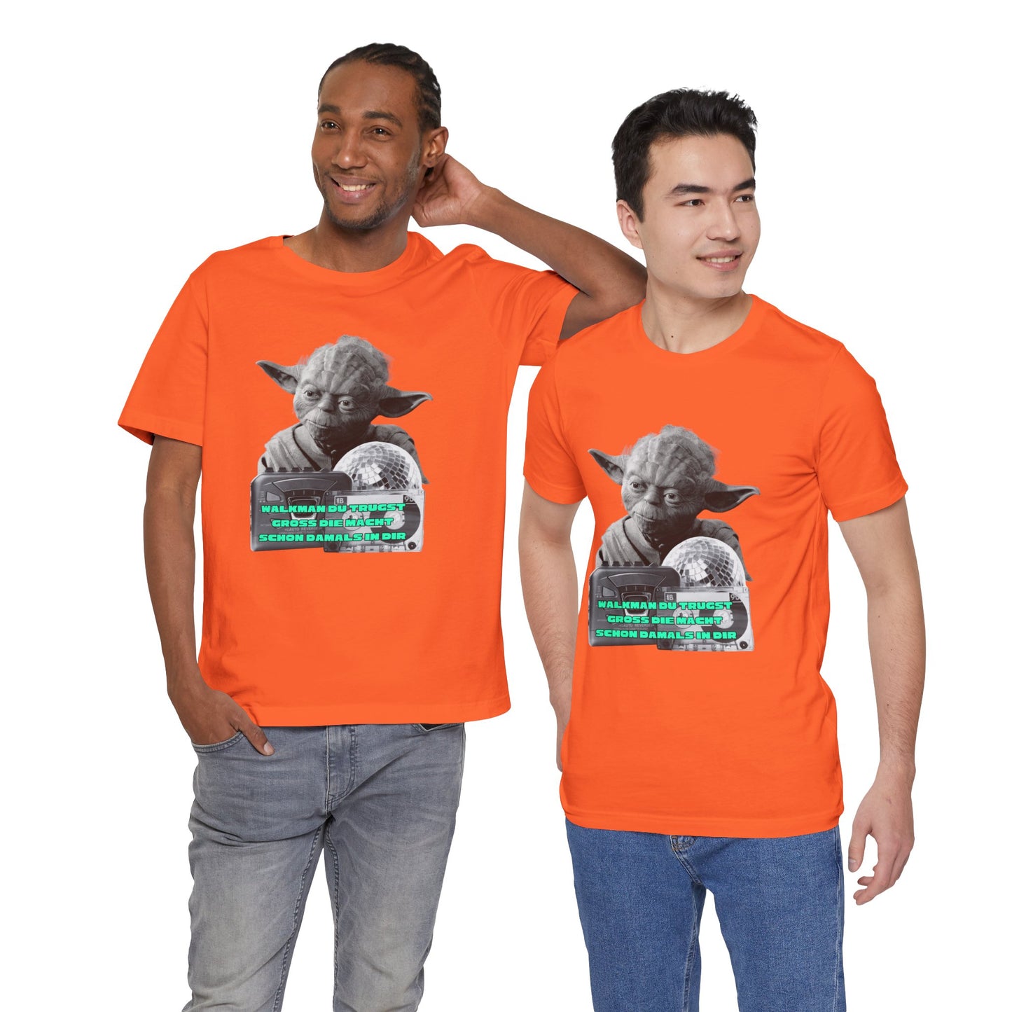 Funny Yoda Quote Unisex Tee - Walkman du kennst - erfahren du bist starwars