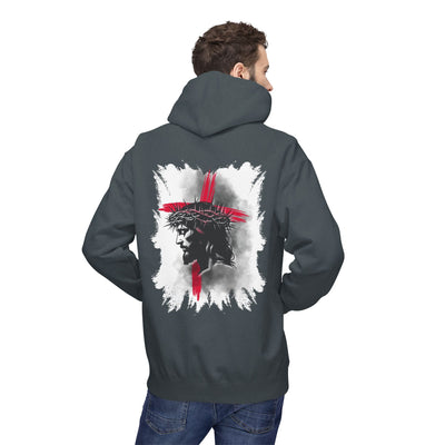 Faith-Inspired Hoodie: Blessed, Saved, Loved - Christian JESUS