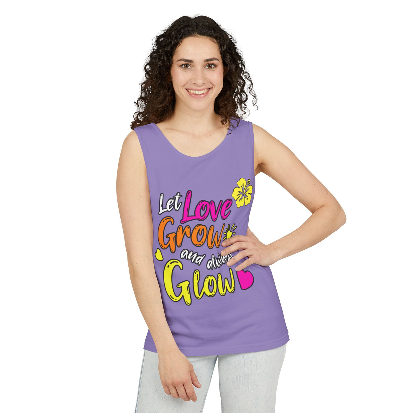 Tank Let Love Grow ... , Motivational Workout Shirt