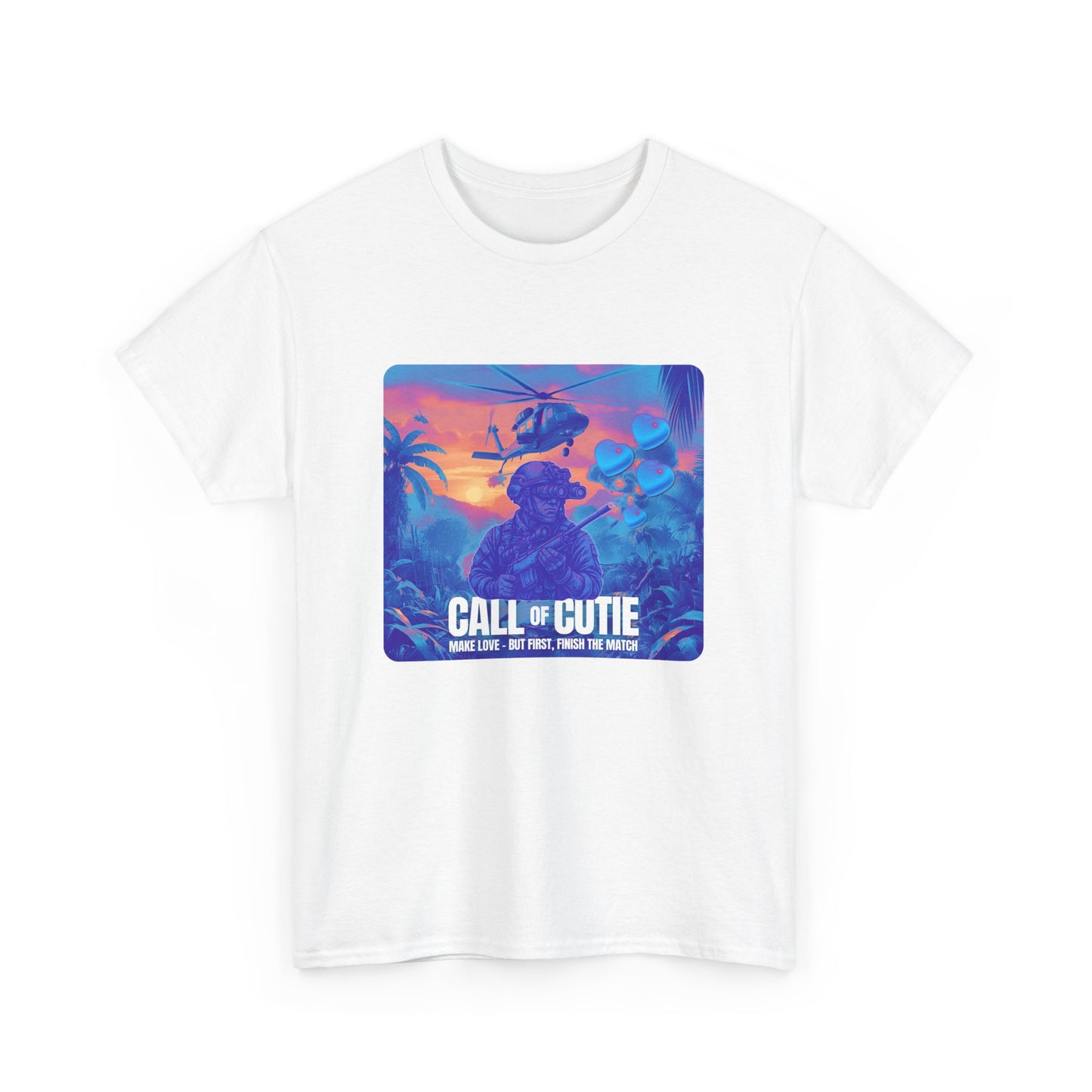 Retro Call of Cutie Unisex Oversized Boxy Tee - Chill Vibes for Game Lovers 