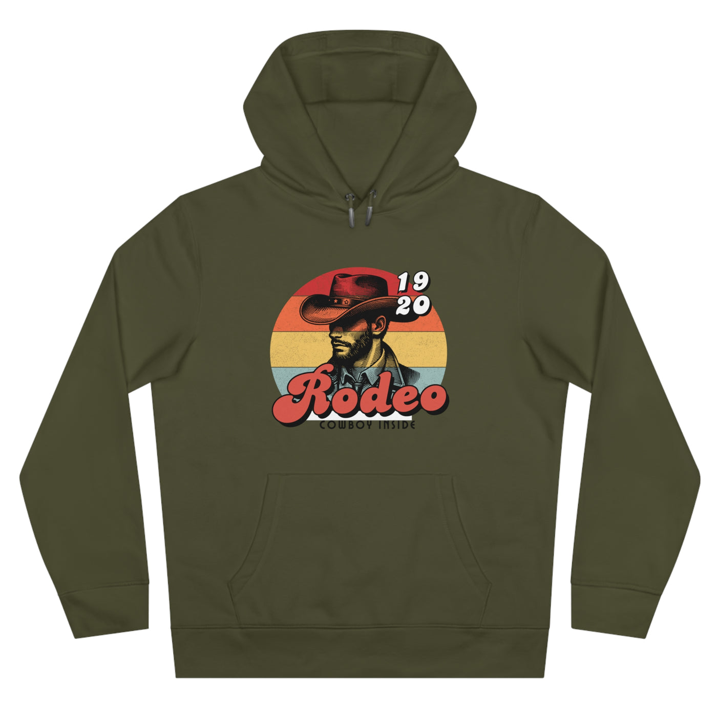 Retro Rodeo King Sweatshirt, Cowboy Hoodie, Western Apparel, Gift for Ranchers, Rodeo Fans, Cozy Hoodie for Men