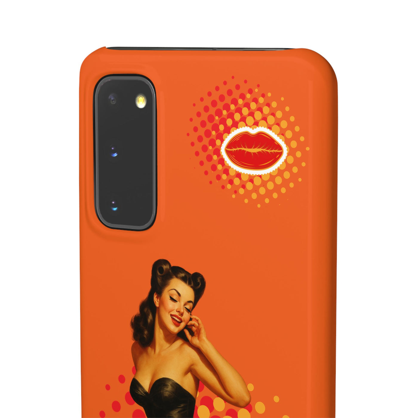 Retro Pin-Up - Handyhülle - Snap Case - Bold 'Wow' Design