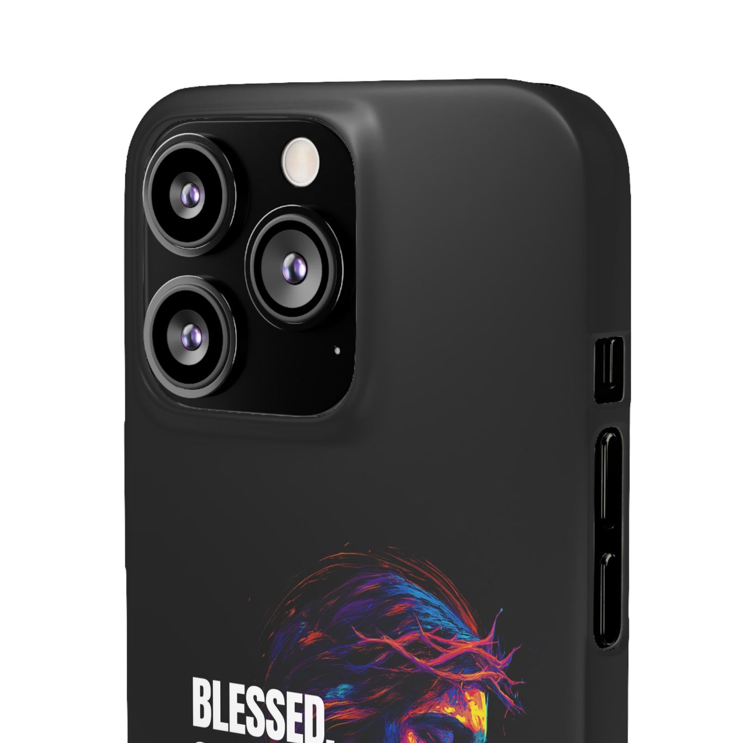 Blessed Saved Loved -  Snap Case Handyhülle - Jesus